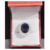 8.52 CT. SAPPHIRE ESTATE STYLE RING