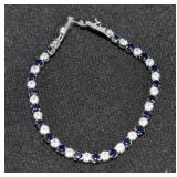 5.12 CT. SAPPHIRE DINNER BRACELET