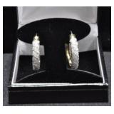 DIAMOND HOOP EARRINGS