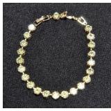ROUND CUT PERIDOT DINNER BRACELET
