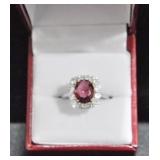 3.55 CT. RUBY ESTATE TYPE RING