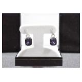 6.28 CT. AMETHYST ESTATE STYLE EARRINGS