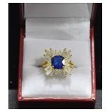 SAPPHIRE DINNER RING