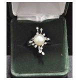 DESIGNER PEARL ESTATE TYPE RING