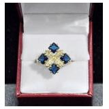 SPECIAL ORDER SAPPHIRE DINNER RING