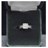 2.11 CT. WHITE TOPAZ SOLITAIRE RING
