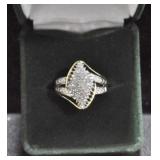 DIAMOND WATERFALL RING
