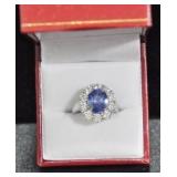 4.38 CT. TANZANITE DINNER RING