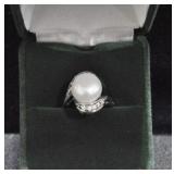 DESIGNER PEARL ESTATE TYPE RING