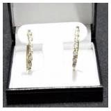 DIAMOND HOOP EARRINGS