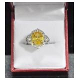 2.22 CT. CITRINE DINNER RING