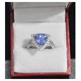 SPECIAL CUT TANZANITE EARRINGS