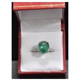 3.69 CT. RUSSIAN EMERALD DINNER RING