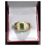 EMERALD DINNER RING