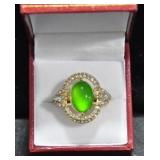 JADE ESTATE STYLE RING