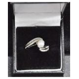 CUSTOM PEARL ESTATE RING