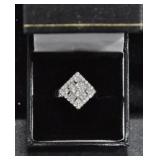 WHITE TOPAZ EVENING RING
