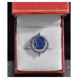 4.75 CT. SAPPHIRE ESTATE STYLE RING