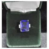 7.85 CT. SAPPHIRE ESTATE STYPE RING