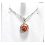 DESIGNER GARNET DINNER NECKLACE