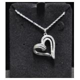 DIAMOND HEART NECKLACE