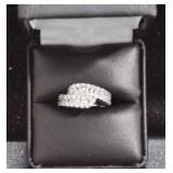 WHITE SAPPHIRE DINNER RING