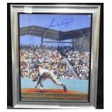 SANDY KOUFAX SIGNED PHOTOGRAPH - FRAMED