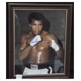 MUHAMMAD ALI SIGNED PHOTOGRAPH - FRAMED