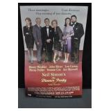 NEIL SIMONS "THE DINNER PARTY" AUTOGRAPHED POSTER