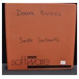 DENVER BROCOS AND SEATTLE SEAHAWKS FOOTBALL CARDS