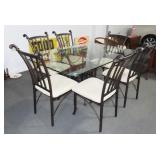 DINING TABLE AND 6 CHAIRS
