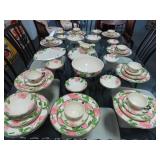 FRANCISCAN "DESERT ROSE" PATTERN CHINA - 50 PIECE