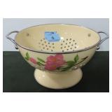 FRANCISCAN "DESERT ROSE" PATTERN METAL COLLANDER