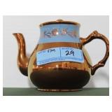 BURLSEM COPPER LUSTER TEA POT
