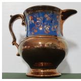 5 1/2" COPPER LUSTER PITCHER