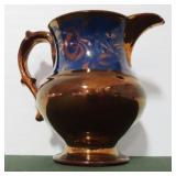 4 1/4" COPPER LUSTER PITCHER