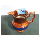 4" COPPER LUSTER PITCHER