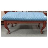 QUEEN ANNE STYLE DRESSING BENCH BY THE ROSE HILL C