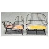 2 COLONIAL STYLE DOLL SETTEE