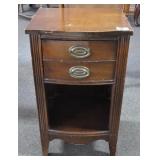 MAHOGANY ONE DRAWER NIGHT STAND