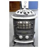 DIXIE CAST IRON PARLOR STOVE #222