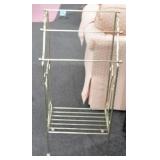 BRASS DRYING RACK AND TOWEL HOLDER