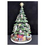 20" CERAMIC CHRISTMAS TREE COOKIE JAR