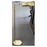 BRASS SWING ARM FLOOR LAMP