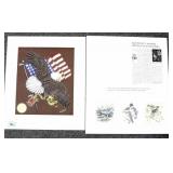 "AMERICAN EAGLE IN THE PACIFIC" PRINT BY EARL O. H