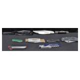 10 FOLDING POCKET KNIVES