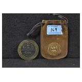 BRASS BELT BUCKLE "THE GREAT SEAL OF TENNESSEE"