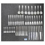 GARRARD & CO. LTD STERLING FLATWARE SET - 47 PCS.