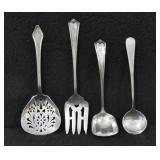 4 STERLING SILVER SERVING UTENSILS