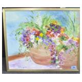 STILL LIFE - OIL ON CANVAS - ORIGINAL ART BY MELAN